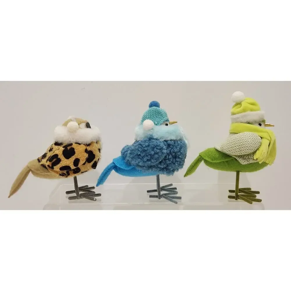 Target Wondershop 2023 Feathery Friends Christmas Fabric Birds